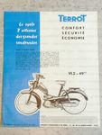 Plaquette publicitaire 49cc cyclomoteur sport Terrot VL2S ... Image 1