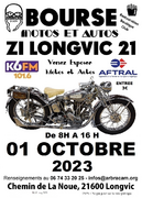 Bourse Motos et Autos Anciennes et Classiques le 1er octobre 2023 à Longvic (21600)