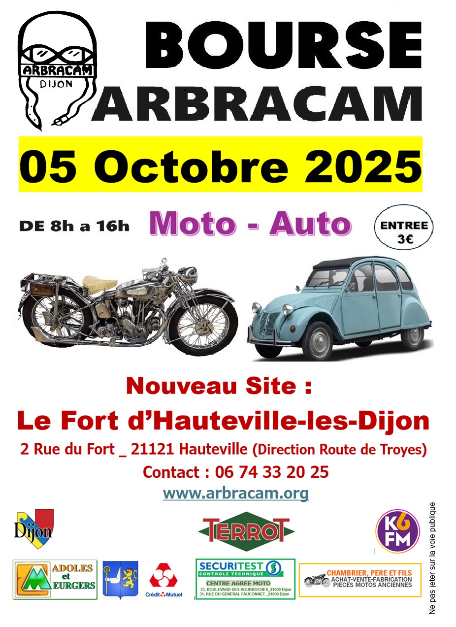 Affiche 05 Octobre 25 Fort dHauteville Sponsors