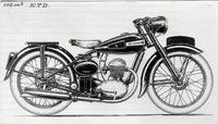 125cc ETD 1949 dessin droit Image 1