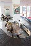Exposition de motos anciennes Terrot et Magnat-Debon à l'Aéroport Dijon Bourgogne