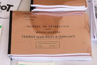 Notice de réparation Terrot 500 RGST