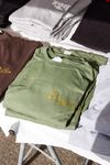 Tee-shirt col rond signature Terrot dorée