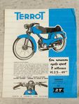 Plaquette publicitaire 49cc cyclomoteur sport Terrot VL2S 18 ... Image 1