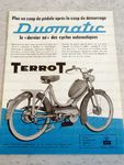 Plaquette publicitaire 49cc Duomatic Terrot 1895 Image 1