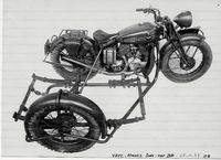 750cc VATT side-car DP 1939 dessus Image 1