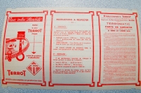 Carte garantie Terromatic Terrot 1480 Image 1