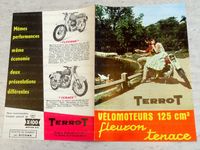 Plaquette publicitaire Fleuron, Tenace Terrot 1893 Image 1