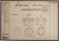 10152r - Piston spécial pour réparation - Moteurs 350cc ... Image 1