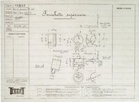 15835 - Fourchette supérieure - Boite 4 vitesses Compétition ... Image 1