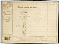 16028 - Support arrière du moteur - Moto VA Image 1