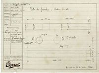16696-16696bis - Tube de fourche cadre de 62 - Cadre de 62 ... Image 1