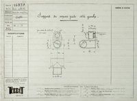 16879 - Support de repose-pieds côté gauche - 350cc et ... Image 1