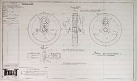 17873 - Volant côté transmission - Moteur 350cc HCP1 1934 ... Image 1