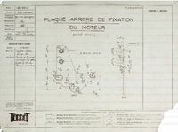18983 - Plaque arrière de fixation du moteur (côté droit) - ... Image 1