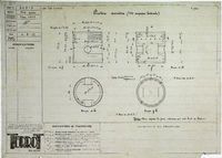 30513 - Piston arrière (750cc soupapes latérales) - Moteur ... Image 1