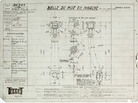 30701 - Bielle de mise en marche (pris dans 12940 usiné ou ... Image 1